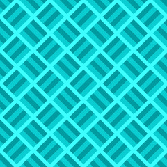 Fototapeta na wymiar Seamless geometric square pattern design background - colored vector graphic