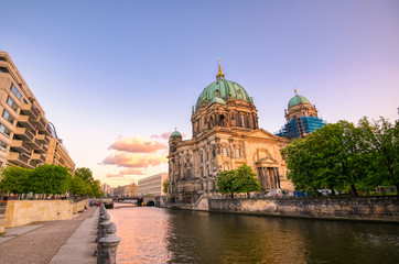 Berlin Cathedral located on Museum Island in the Mitte borough of Berlin, Germany. © Jbyard