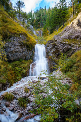 Fototapeta premium Hiking at the Oetschergraeben in Lower Austria