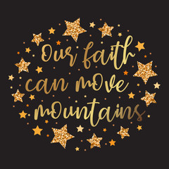 Hand drawn motivation, inspiration phrase. Isolated print.