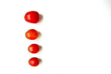 Naklejka na ściany i meble list of tomatoes
