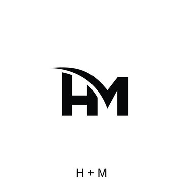 letter H and M concept ready to use