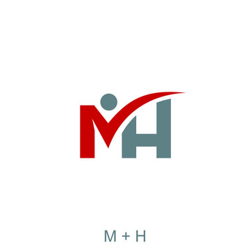 letter M and H concept ready to use