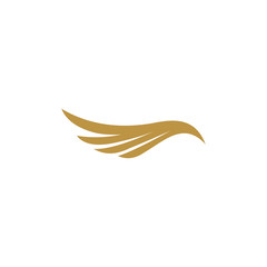 bird feathers logo template