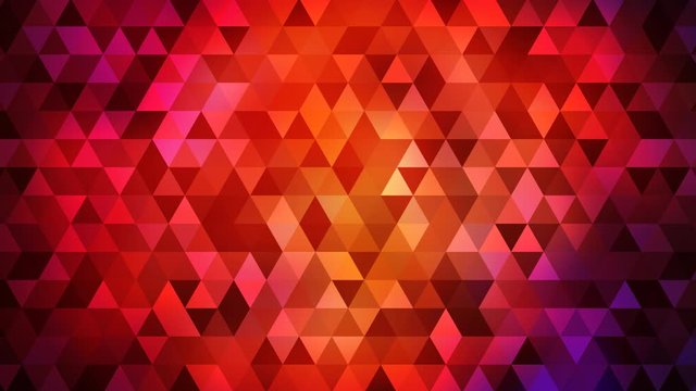 Beautiful Fall Autumn Triangle Tessellated Pattern - 4K Seamless Loop Motion Background Animation