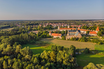 Fototapeta na wymiar Cistercian Abbey in Sulejów, Poland.