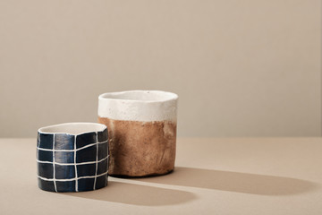 Different Collection of Handmade Bathroom Cups