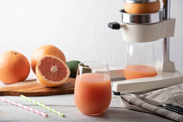 fresh squeezed grapefruit image