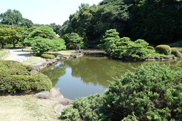 Fototapeta na wymiar giardini di tokyo