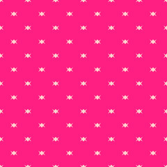 Candy seamless pattern. Simple minimalist vector texture with small pink candies