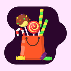 bright sweets bag