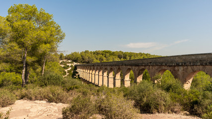 Roman aqueduct of Tarragona, Spain