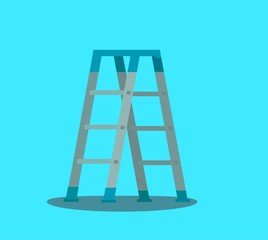 Realistic Detailed 3d Wooden Stairs Ladders Different Types Set for Interior and Construction. Vector illustration of Stair or Ladder