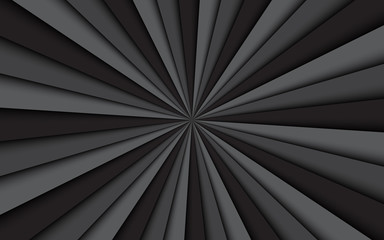 Black and grey abstract background, black and grey lines, bright pattern, simple vector illustration
