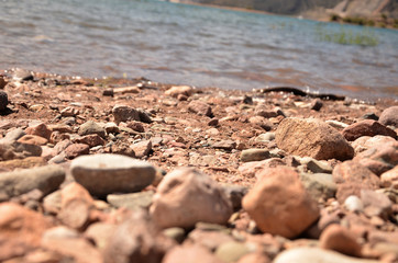 stones on the beach