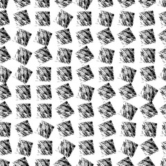 Seamless Pattern hand drawn with scribble Smear