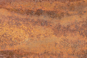 Old Weathered Brownish Corrugated Rusty Metal Texture