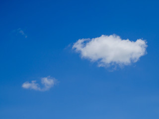 Sky and white clouds