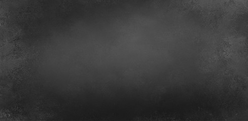 black chalkboard background texture illustration with light border and dark gray center with soft lighting, elegant vintage background design