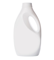 3D mockup model white  bottle