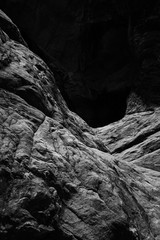 Mysterious Icebox Canyon B&W