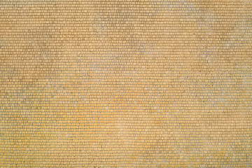 Texture made of paving tiles. Aerial view.