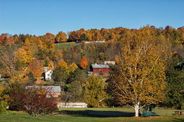 Obraz premium Pastoral Scene in Autumn