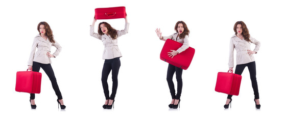 Young woman preparing for vacation