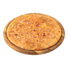 Tasty hot italian pizza