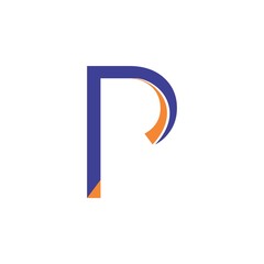 P letter logo design vector