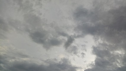 Clouds Right Before A Thunderstorm