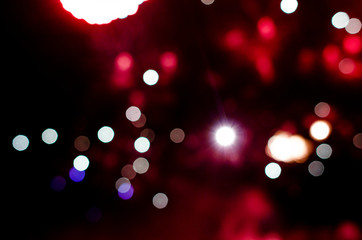fireworks bokeh