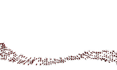 following cherry white backround