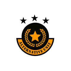 Military Logos Badges Army Symbols Stock Vector