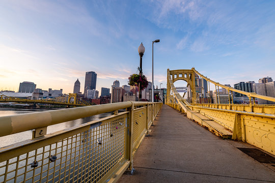 Sunrise from the Allegheny Landing