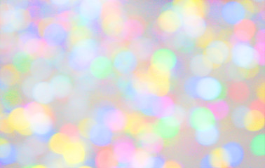 background gentle lights confetti