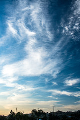 Scattered Clouds Over Burbank Sunrise - 1