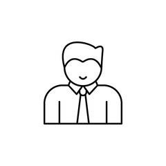 Businessman icon. Element of business company icon
