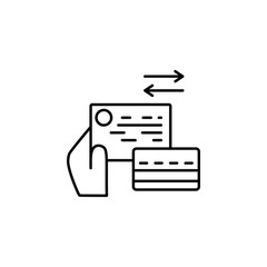 Cash payment icon. Element of business company icon