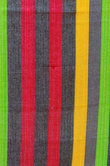 Multicolor Pure cotton Gamucha(Bath Towel) Check Fabrics Close-up.