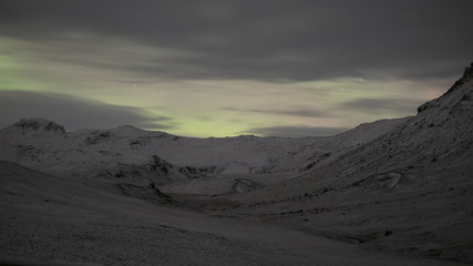 Fototapeta na wymiar Northern Lights in Iceland