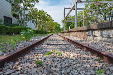 Obraz premium 福岡の鉄道公園