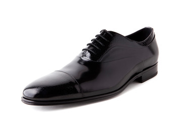 Man fashion shoe on background