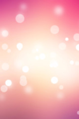 Abstract Particle Lights On Pink Background