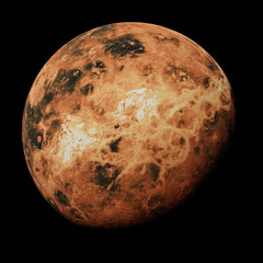 Naklejka premium the planet Venus, part of the solar system