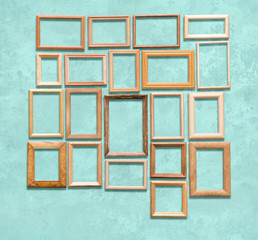 frames on wall