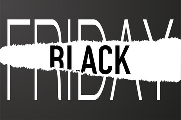 black friday sale advertisement mock up vector