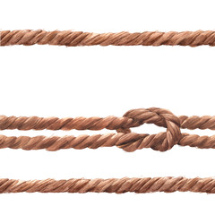 Watercolor rope pattern