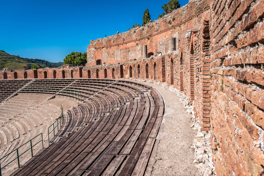 Taormina, Sicily - Tribunes of the Greek Theater