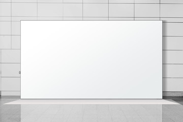 Fabric Pop Up basic unit Advertising banner media display backdrop, empty background, 16:9...